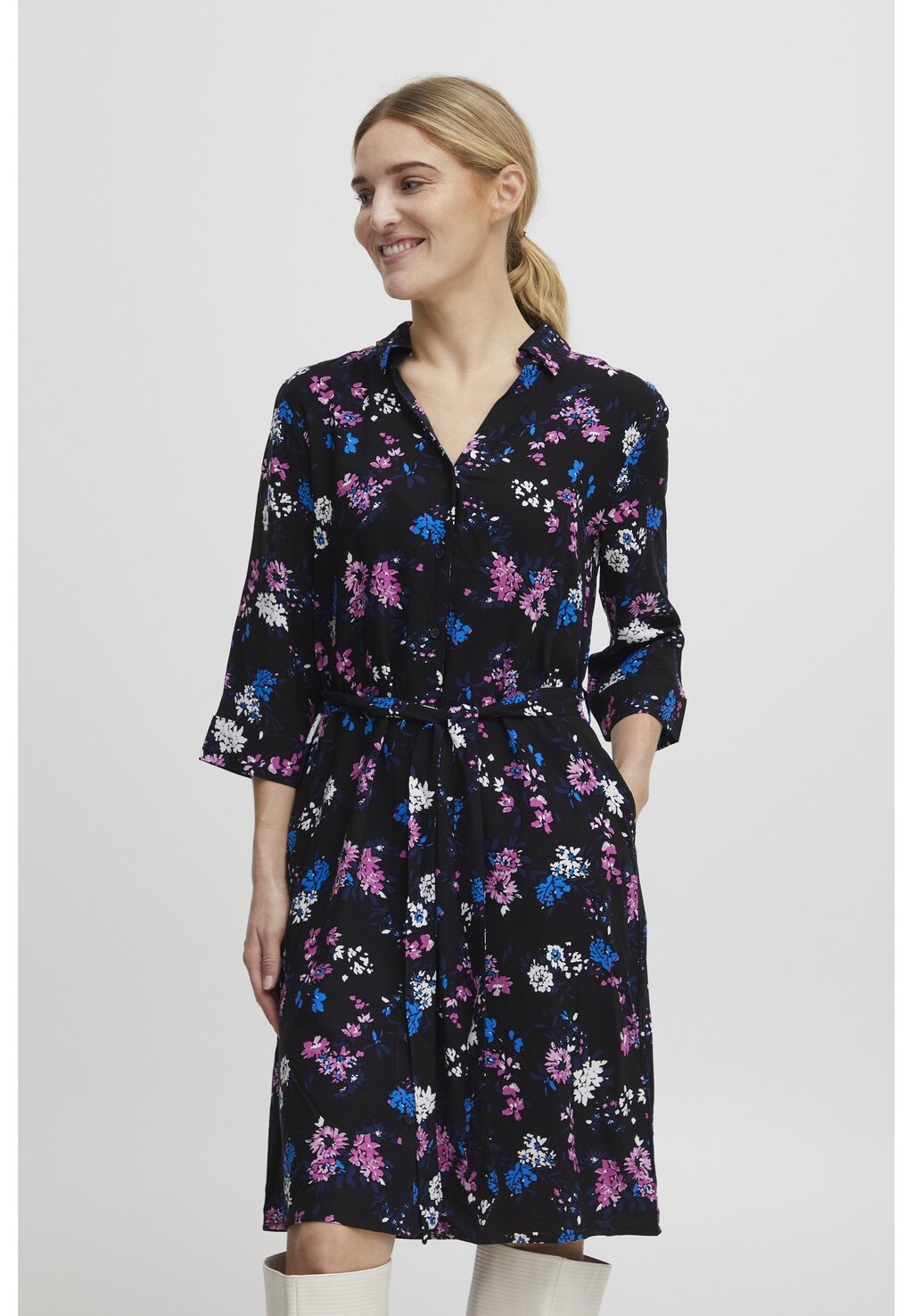 Классическая рубашка b.young BYMMJOELLA, цвет black mix
Классическая рубашка b.young BYMMJOELLA, цвет black mix