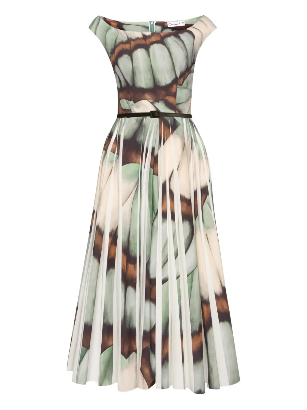 Платье из поплина с принтом Oscar de la Renta, синий
Платье из поплина с принтом Oscar de la Renta, синий