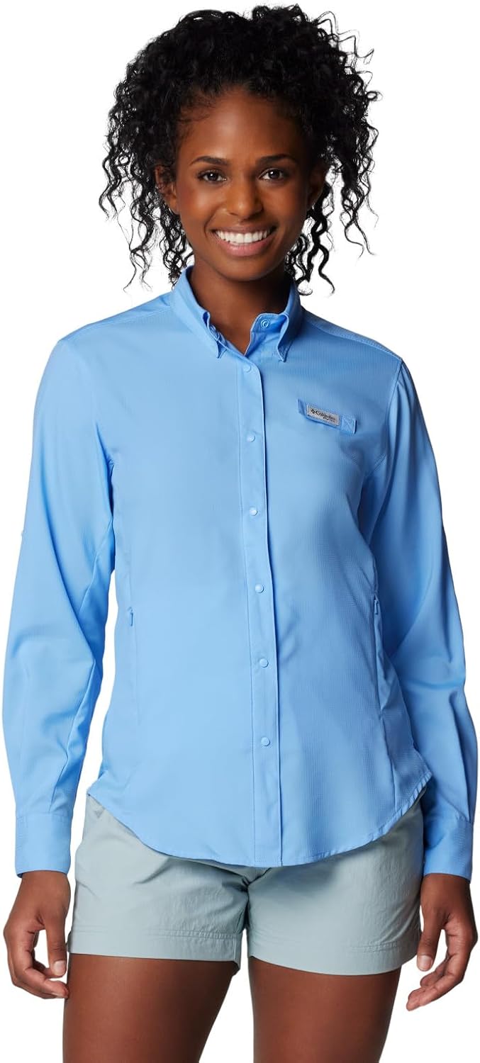 Columbia Women's PFG Tamiami II UPF 40 рубашка для рыбалки с длинным рукавом, White Cap
Columbia Women's PFG Tamiami II UPF 40 рубашка для рыбалки с длинным рукавом, White Cap