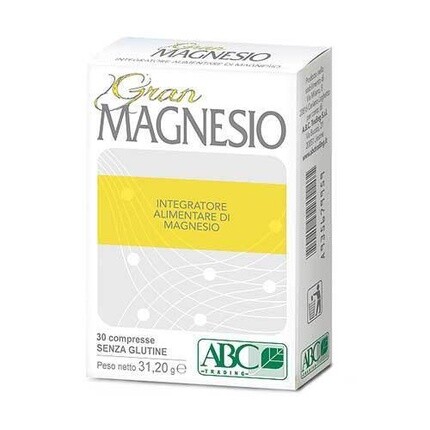 Abctrading Great Magnesium Пищевая добавка 30 таблеток A.B.C. Trading Srl
Abctrading Great Magnesium Пищевая добавка 30 таблеток A.B.C. Trading Srl