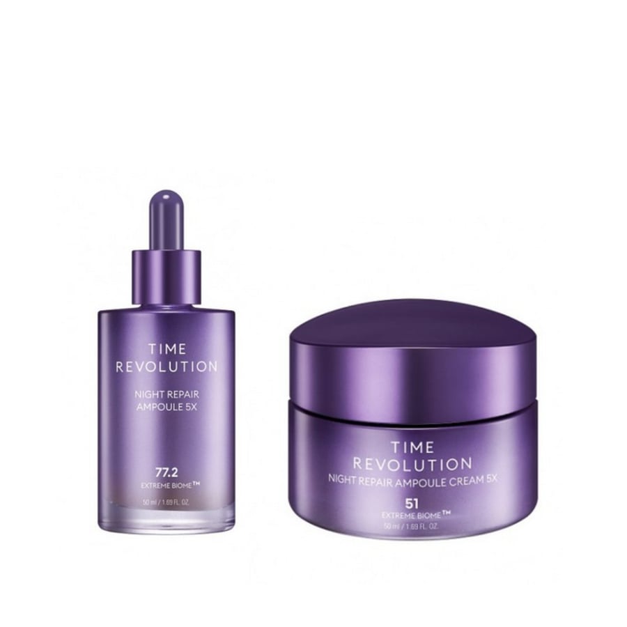 Missha, Time Revolution Night Repair Duo Set - укрепляющий набор для лица с пробиотиками, 2 шт.
Missha, Time Revolution Night Repair Duo Set - укрепляющий набор для лица с пробиотиками, 2 шт.