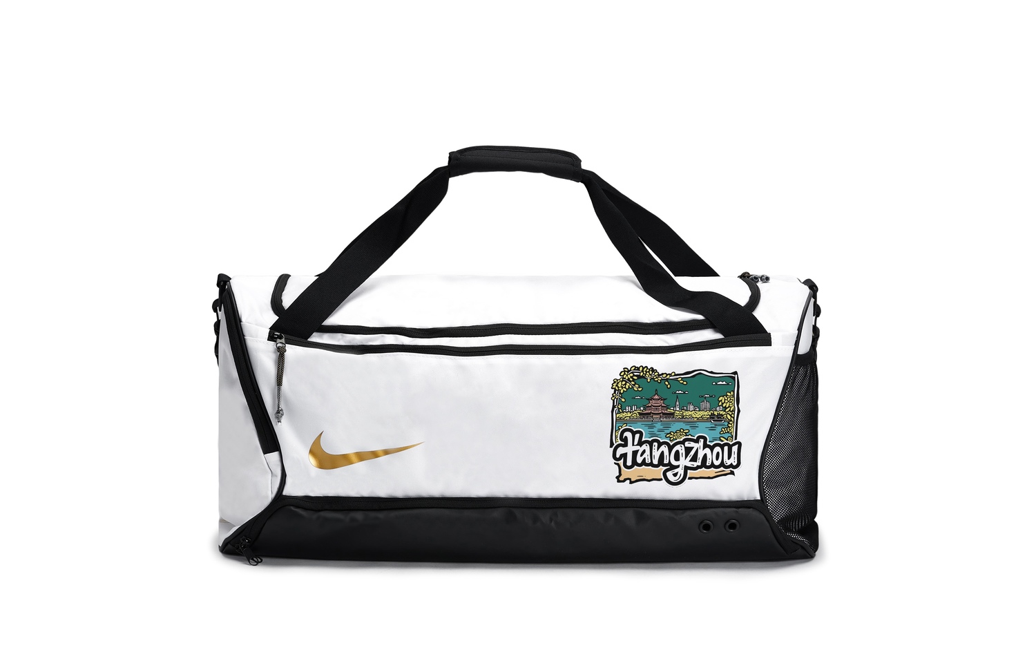 Nike Тканевая дорожная сумка спортивная сумка для трубы унисекс черная белая, Graffiti
Nike Тканевая дорожная сумка спортивная сумка для трубы унисекс черная белая, Graffiti