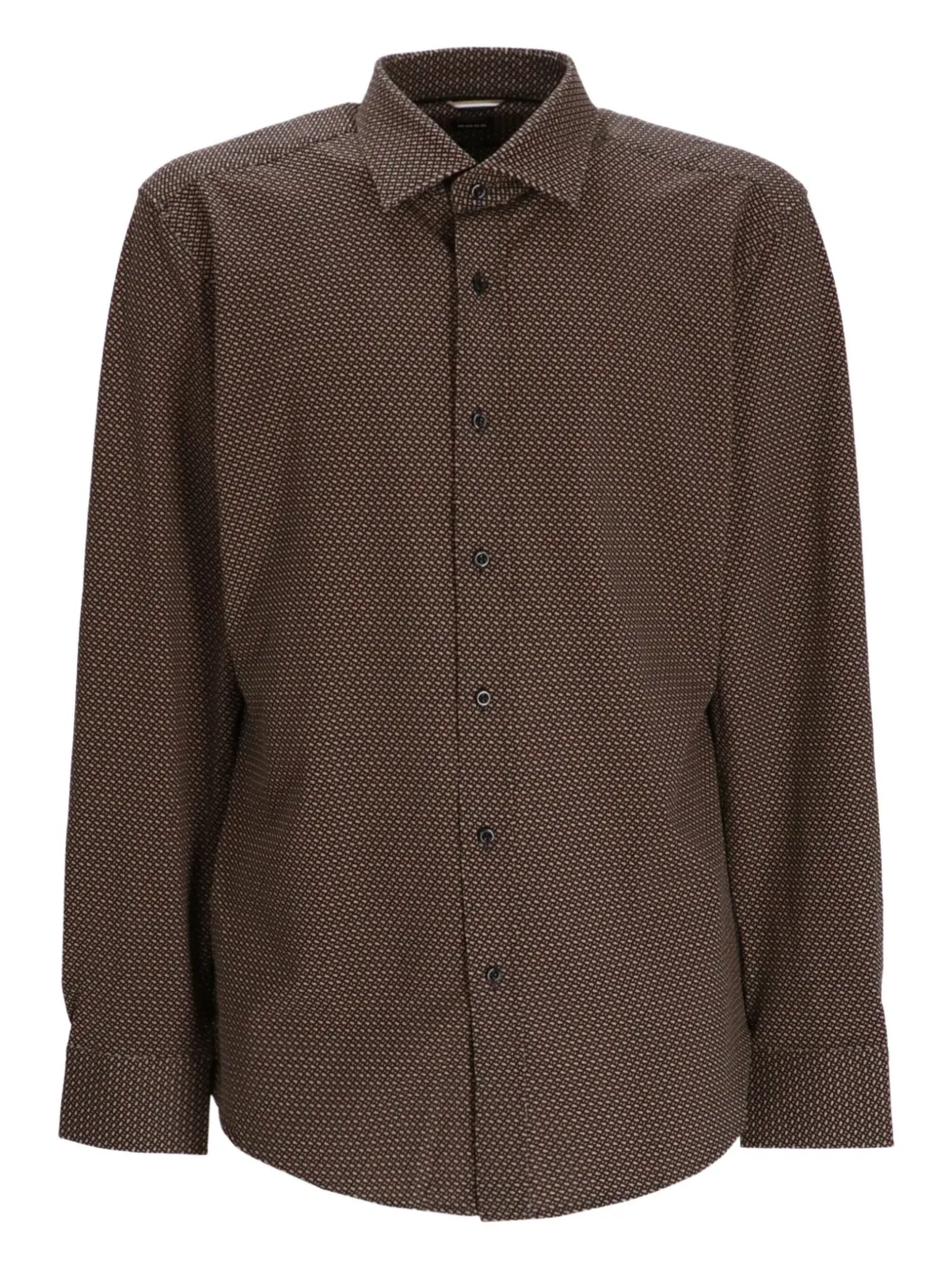 Рубашка с геометричным принтом Boss, бежевый
Рубашка с геометричным принтом Boss, бежевый