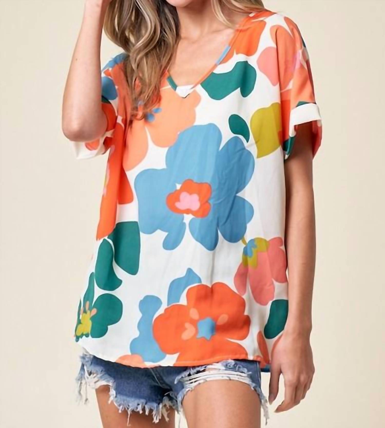 Топ с цветочным принтом «Daisy» в цвете Multi Lovely Melody
Топ с цветочным принтом «Daisy» в цвете Multi Lovely Melody