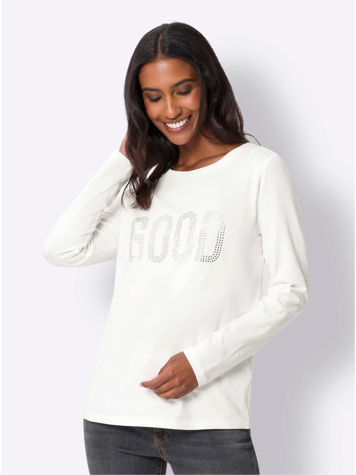 Рубашка с круглым вырезом цвета экрю Heine
Рубашка с круглым вырезом цвета экрю Heine