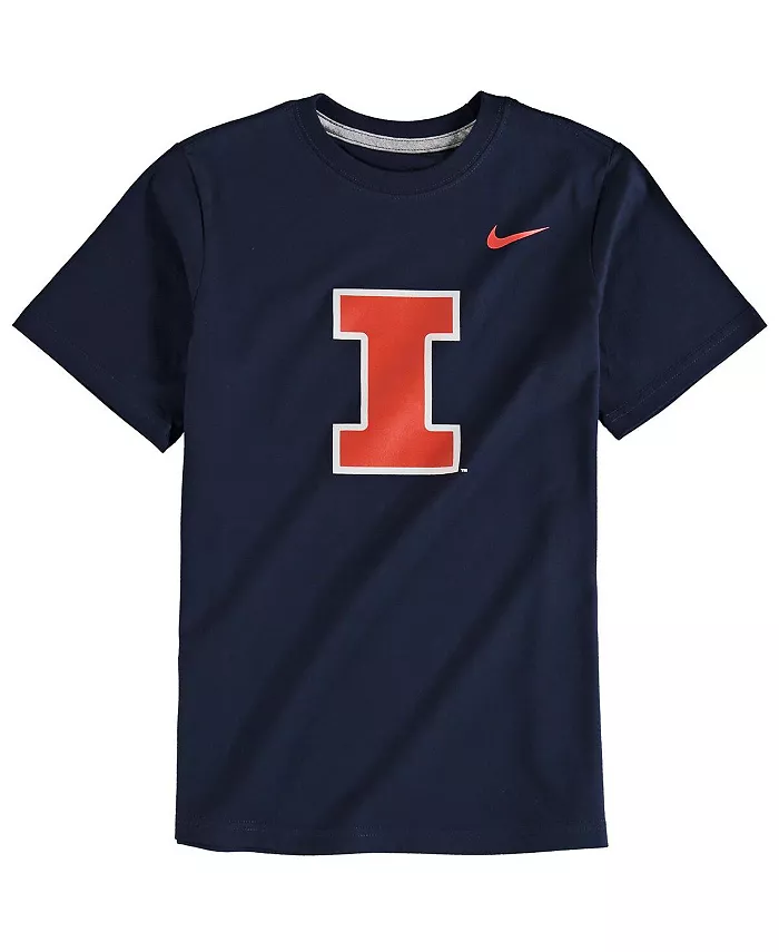 Футболка с логотипом Illinois Fighting Illini, хлопковая, темно-синяя, для подростков Nike
Футболка с логотипом Illinois Fighting Illini, хлопковая, темно-синяя, для подростков Nike