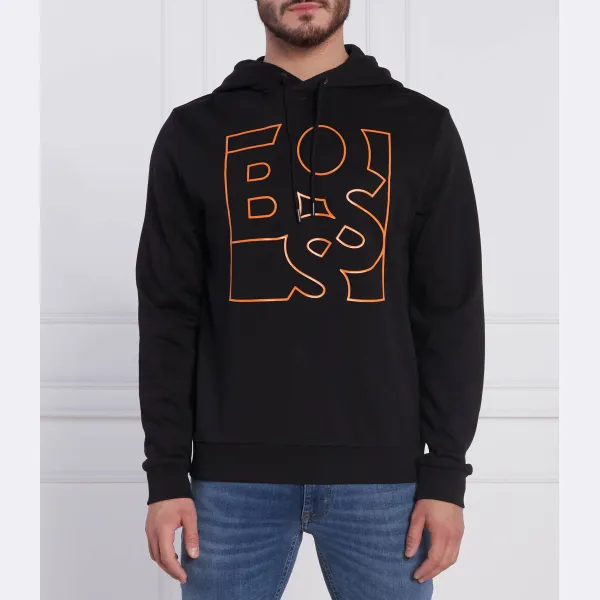 Толстовка из ткани Weboxy стандартного кроя Boss, черный
Толстовка из ткани Weboxy стандартного кроя Boss, черный