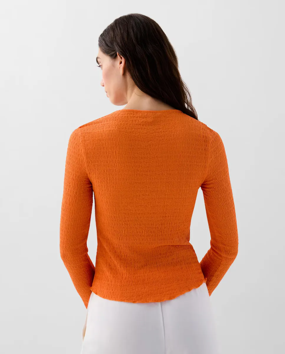 Женский топ асимметричный с рюшами Scalpers, оранжевый
Женский топ асимметричный с рюшами Scalpers, оранжевый