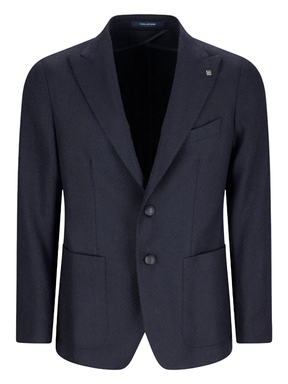 Однобортный пиджак с узором в елочку TAGLIATORE, синий
Однобортный пиджак с узором в елочку TAGLIATORE, синий