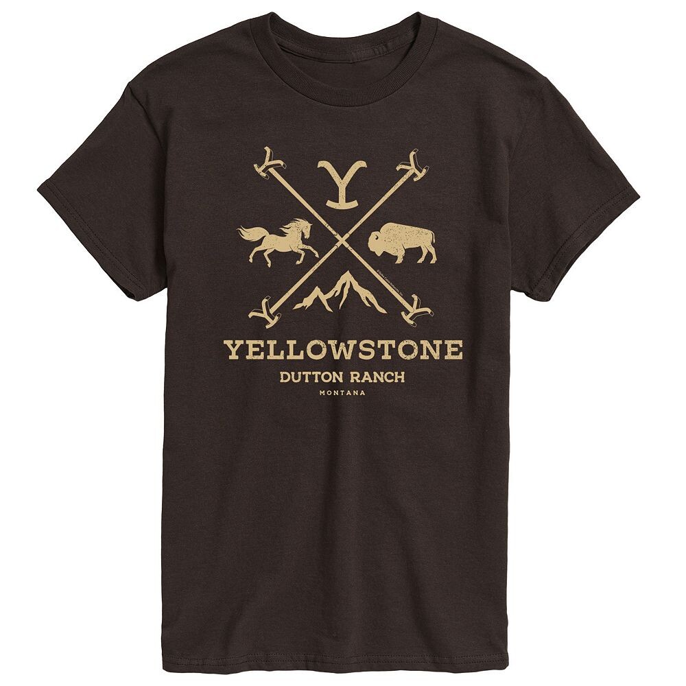 Мужская футболка с графическим логотипом Yellowstone Branding Iron Badge, цвет Dark Brown
Мужская футболка с графическим логотипом Yellowstone Branding Iron Badge, цвет Dark Brown