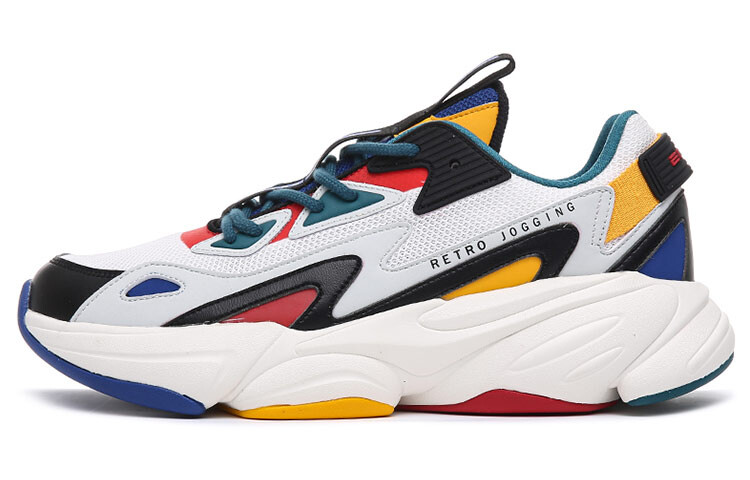 Кроссовки мужские Α-flex Lite Low-Top желтый/синий/красный Erke 
Кроссовки мужские Α-flex Lite Low-Top желтый/синий/красный Erke