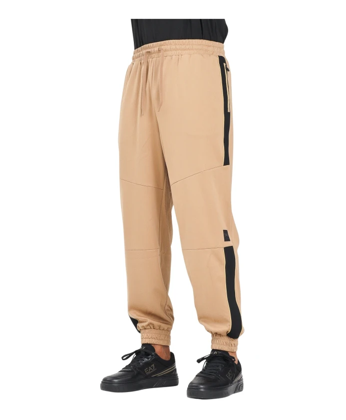 Бежевые спортивные брюки с черными деталями Emporio Armani Ea7, бежевый
Бежевые спортивные брюки с черными деталями Emporio Armani Ea7, бежевый
