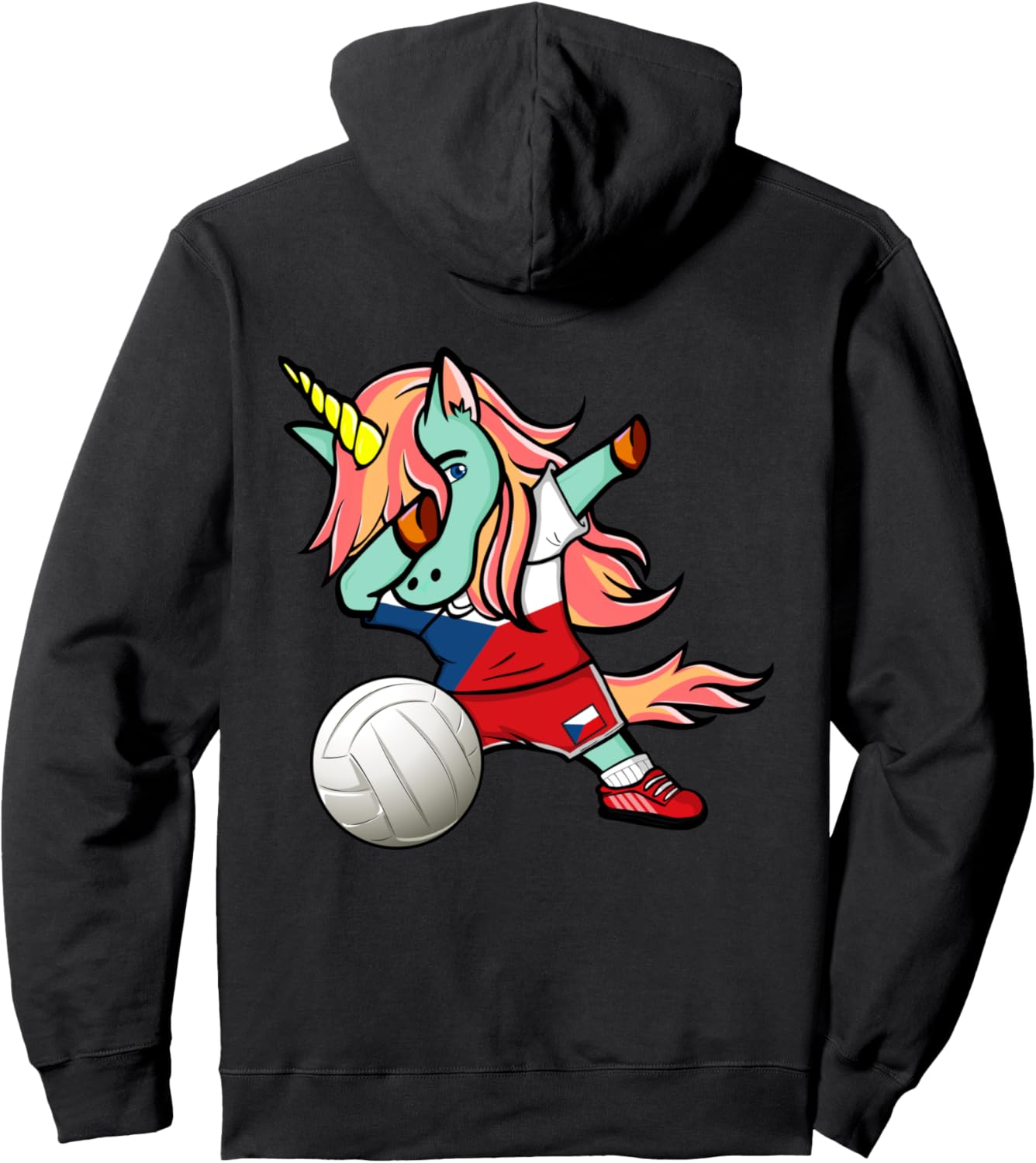 Милый танцующий единорог, сборная Чехии по волейболу, чешский флаг - толстовка для любителей спорта и чешского волейбола Teeisle Czech Republic Volleyball, черный
Милый танцующий единорог, сборная Чехии по волейболу, чешский флаг - толстовка для любителей спорта и чешского волейбола Teeisle Czech Republic Volleyball, черный