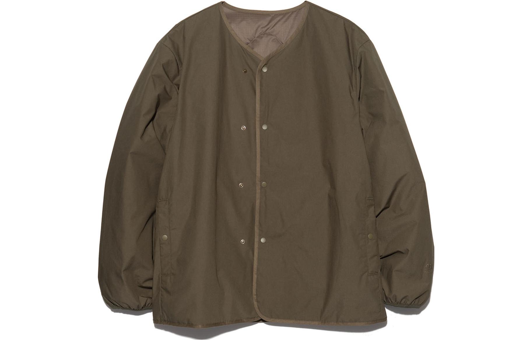 Nanamica Двусторонняя пуховая кардиган, Khaki 
Nanamica Двусторонняя пуховая кардиган, Khaki