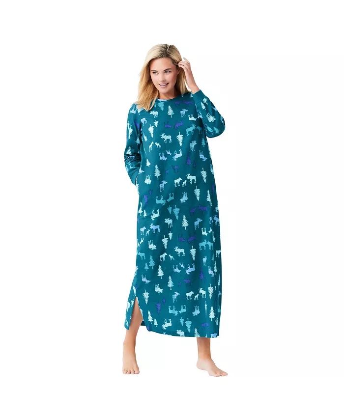 Женский хлопковый фланелевый лонжер Dreams & Co., синий
Женский хлопковый фланелевый лонжер Dreams & Co., синий