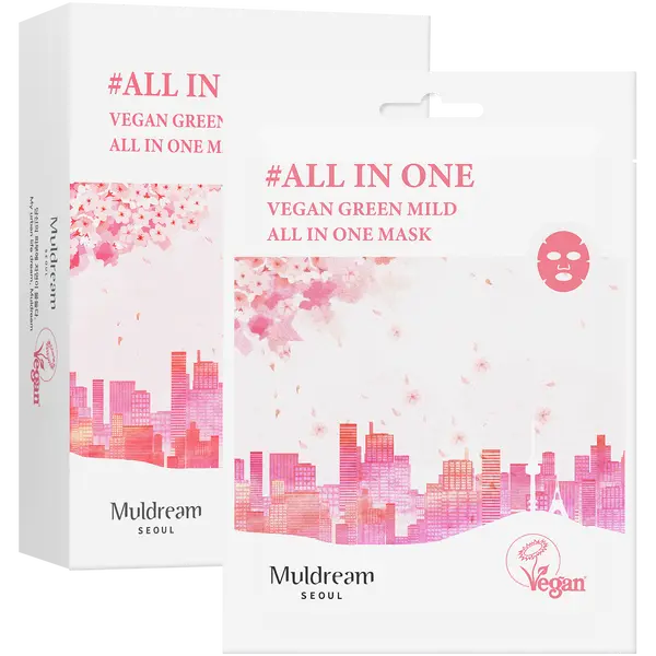 Многофункциональная тканевая маска для лица, 25 мл Muldream S.O.S. all-in-one vegan green mild
Многофункциональная тканевая маска для лица, 25 мл Muldream S.O.S. all-in-one vegan green mild