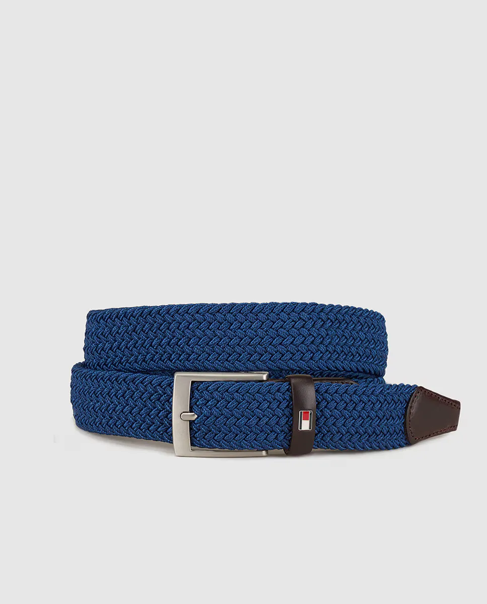 Синий плетеный мужской ремень Tommy Hilfiger, синий
Синий плетеный мужской ремень Tommy Hilfiger, синий