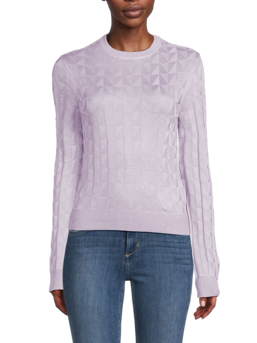 Свитер с текстурированным узором M Missoni, фиолетовый
Свитер с текстурированным узором M Missoni, фиолетовый