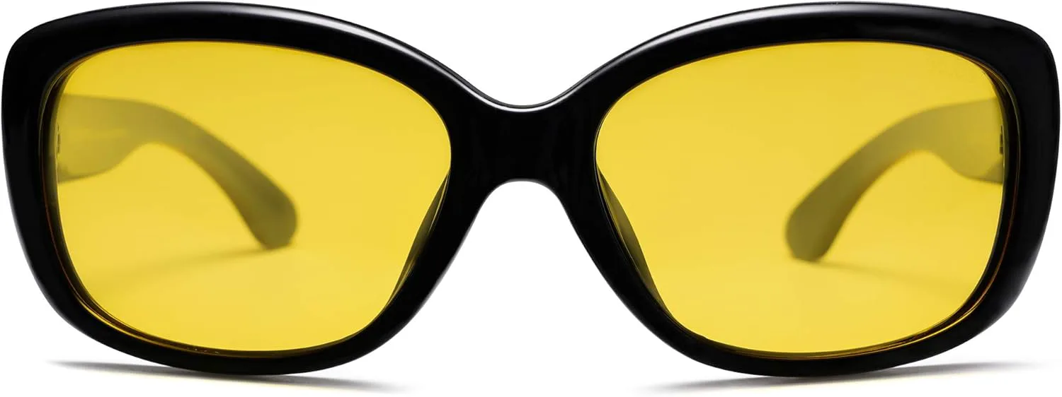 Винтажные квадратные солнцезащитные очки SOJOS для женщин, поляризованные, с защитой от УФ-излучения, оправа цвета гавана, модель SJ2111, Black/Night Vision
Винтажные квадратные солнцезащитные очки SOJOS для женщин, поляризованные, с защитой от УФ-излучения, оправа цвета гавана, модель SJ2111, Black/Night Vision