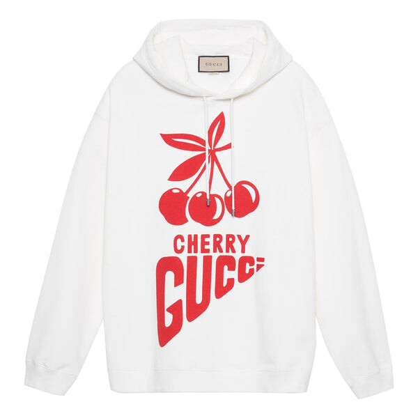 Толстовка cherry cotton sweatshirt 'ivory' Gucci, белый
Толстовка cherry cotton sweatshirt 'ivory' Gucci, белый