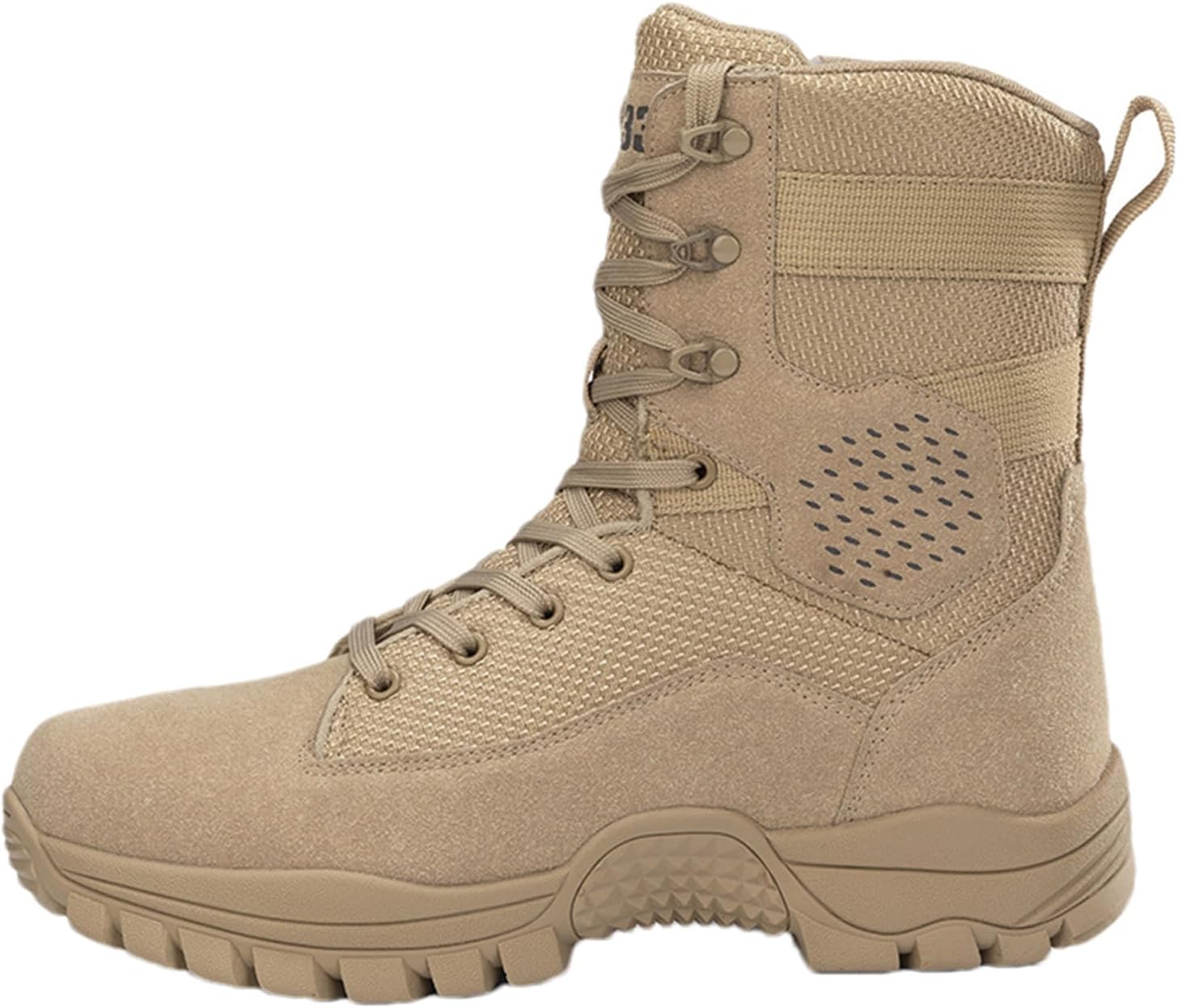 Мужские тактические боевые ботинки, легкие военные ботинки с боковой молнией, походные ботинки для работы на улице, дышащие кроссовки Xmncg, коричневый
Мужские тактические боевые ботинки, легкие военные ботинки с боковой молнией, походные ботинки для работы на улице, дышащие кроссовки Xmncg, коричневый