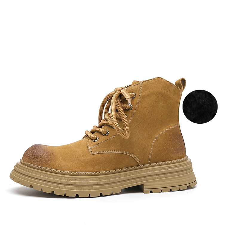 XIAOTOULANG Короткие ботинки Мартин на среднем каблуке мужские с флисовой подкладкой желтые, цвет Fleece-Lined Yellow
XIAOTOULANG Короткие ботинки Мартин на среднем каблуке мужские с флисовой подкладкой желтые, цвет Fleece-Lined Yellow