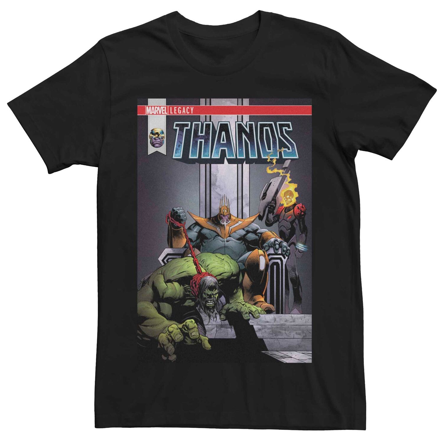 Мужская футболка с обложкой книги Marvel Thanos Legacy Licensed Character
Мужская футболка с обложкой книги Marvel Thanos Legacy Licensed Character