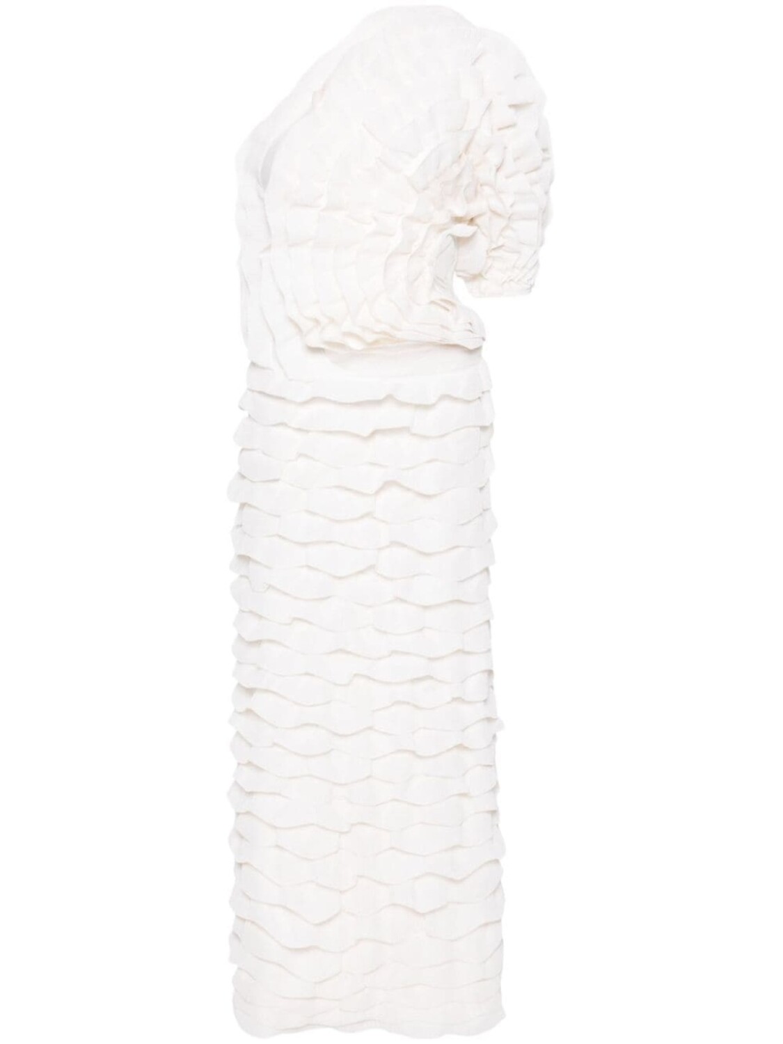 Chloé платье макси асимметричного кроя с оборками, белый
Chloé платье макси асимметричного кроя с оборками, белый