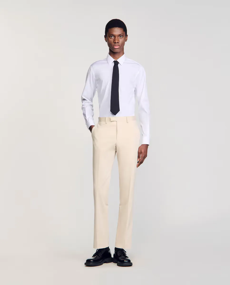 Мужские костюмные брюки Sandro, белый
Мужские костюмные брюки Sandro, белый