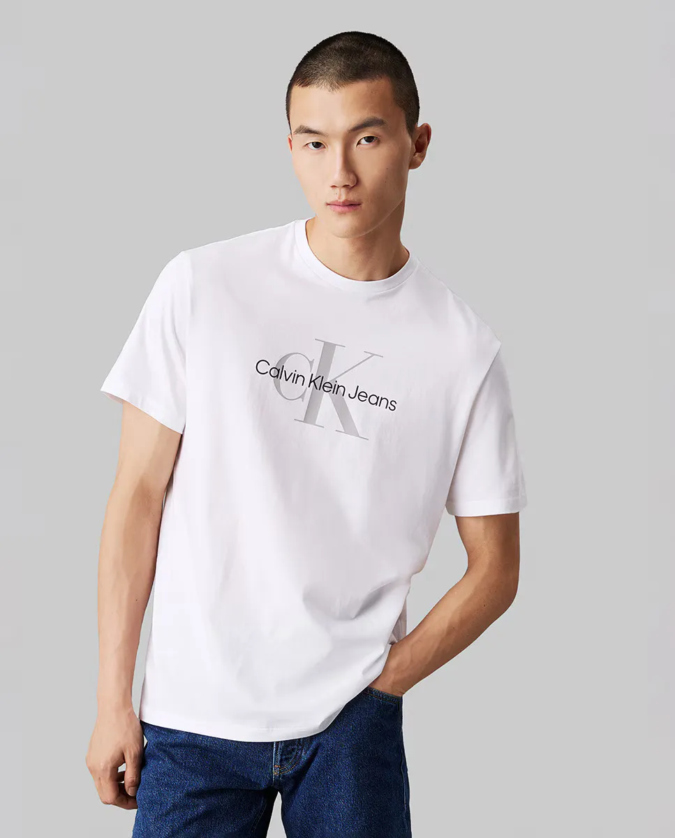 Мужская футболка с коротким рукавом с монограммой Calvin Klein Jeans, белый
Мужская футболка с коротким рукавом с монограммой Calvin Klein Jeans, белый