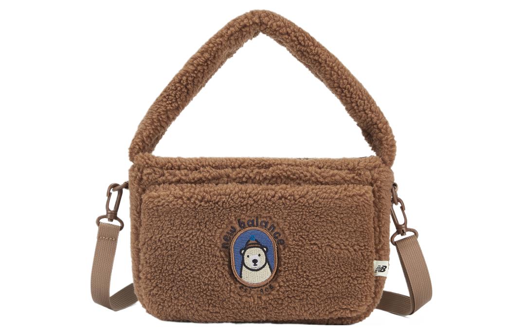 New Balance Полиэстеровая женская сумка через плечо с одним ремнём коричневая, Brown
New Balance Полиэстеровая женская сумка через плечо с одним ремнём коричневая, Brown