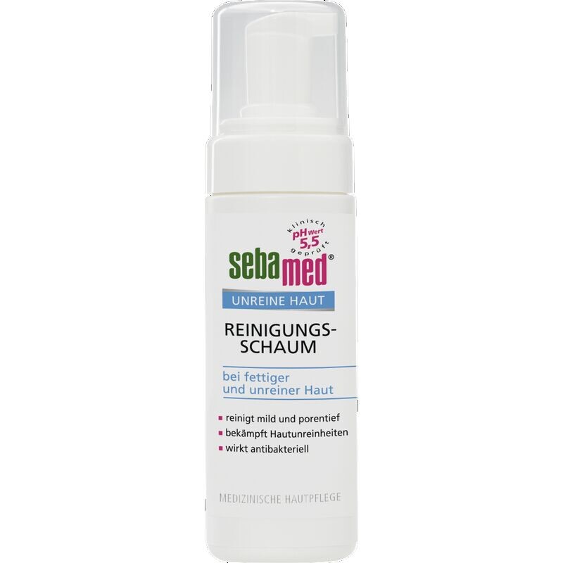 Очищающая пена sebamed, 150 ml
Очищающая пена sebamed, 150 ml