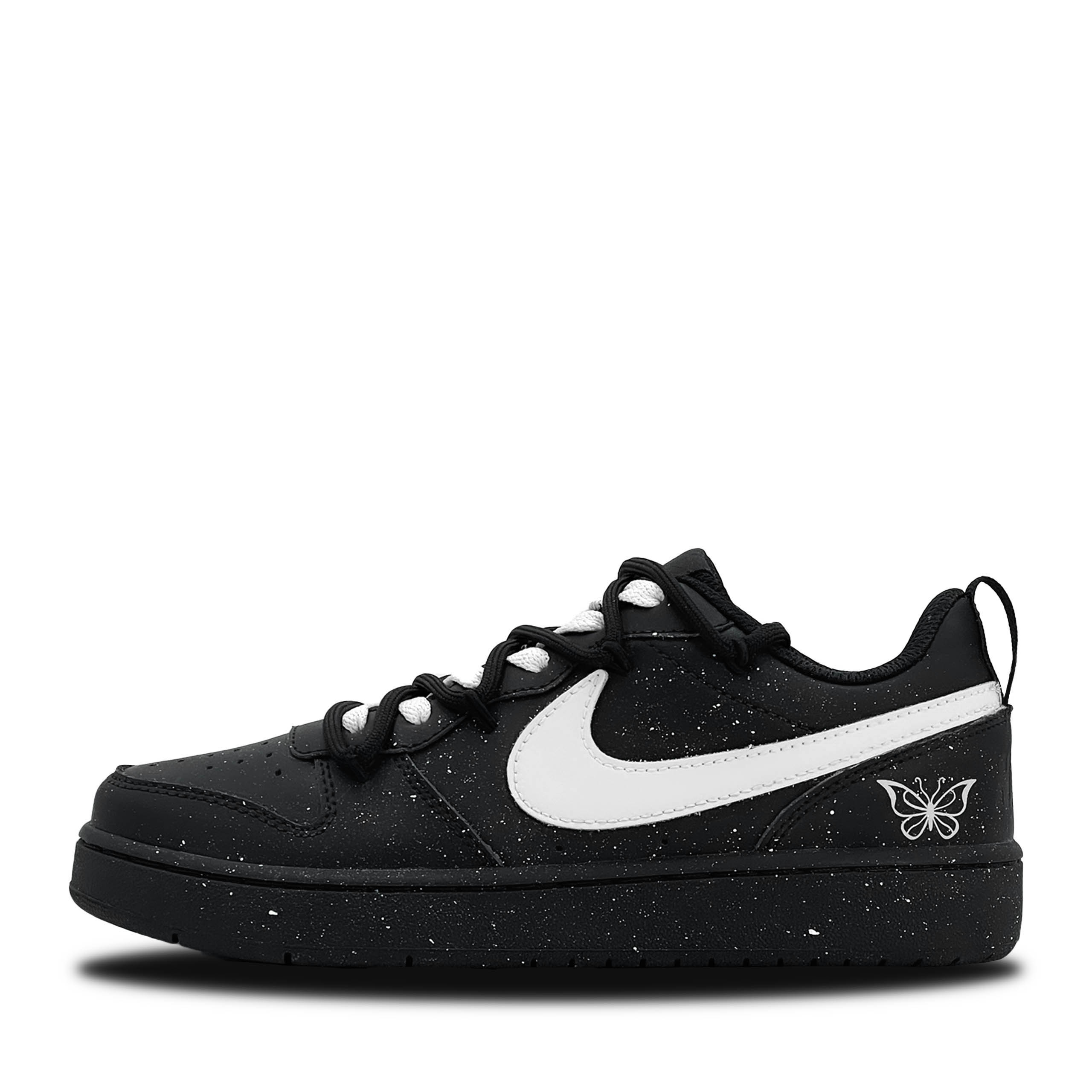 Nike Court Borough Star White Butterfly нескользящие устойчивые к истиранию низкие кроссовки для скейтбординга Black White детские
Nike Court Borough Star White Butterfly нескользящие устойчивые к истиранию низкие кроссовки для скейтбординга Black White детские