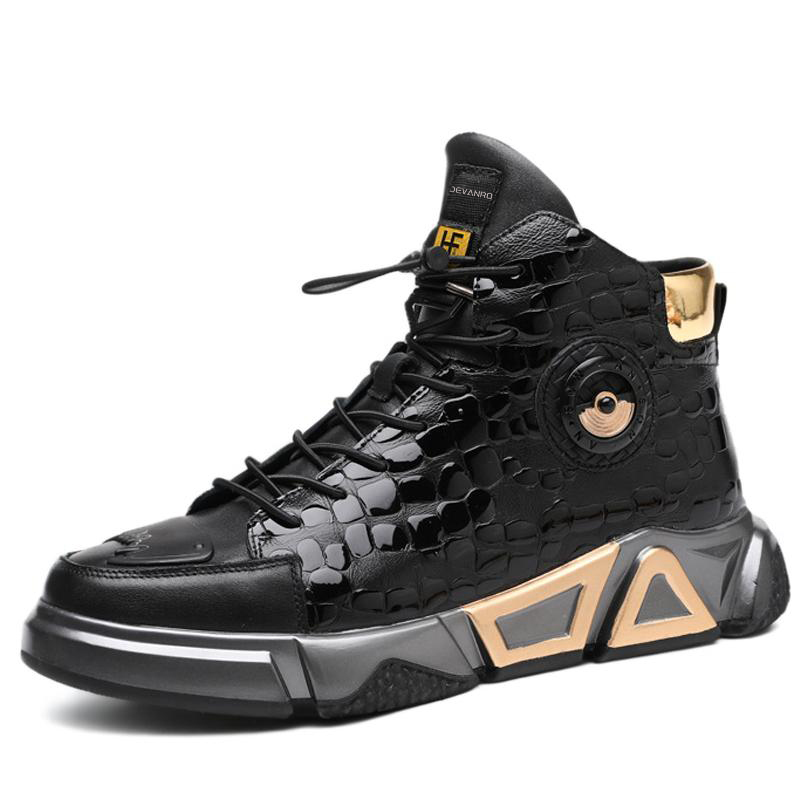 Devanro Короткие мужские ботинки Martin из натуральной кожи, черные
Devanro Короткие мужские ботинки Martin из натуральной кожи, черные