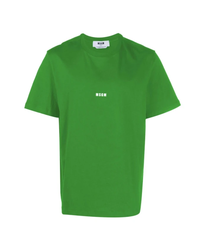 Зеленая хлопковая футболка для мужчин Msgm, зеленый
Зеленая хлопковая футболка для мужчин Msgm, зеленый