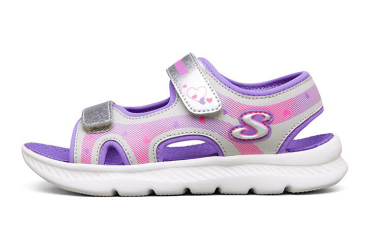 Детские сандалии GS серебристые/лавандовые Skechers
Детские сандалии GS серебристые/лавандовые Skechers