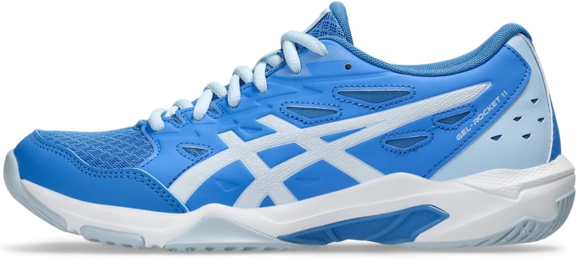 Женские волейбольные кроссовки Asics Gel-Rocket 11, белый/голубой
Женские волейбольные кроссовки Asics Gel-Rocket 11, белый/голубой