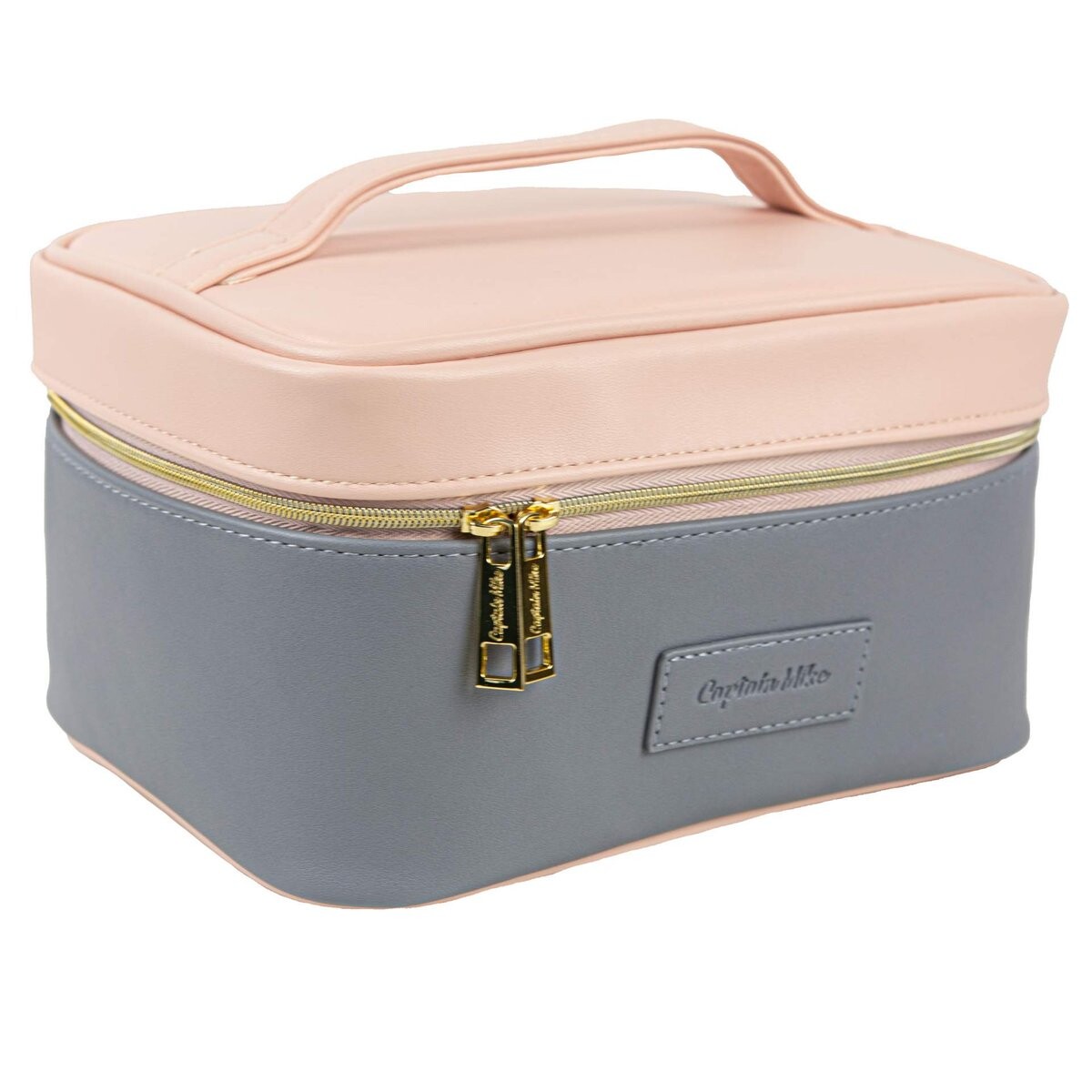 Женская дорожная косметичка, большой розовый чехол Captain Mike Inna Marka 
Женская дорожная косметичка, большой розовый чехол Captain Mike Inna Marka