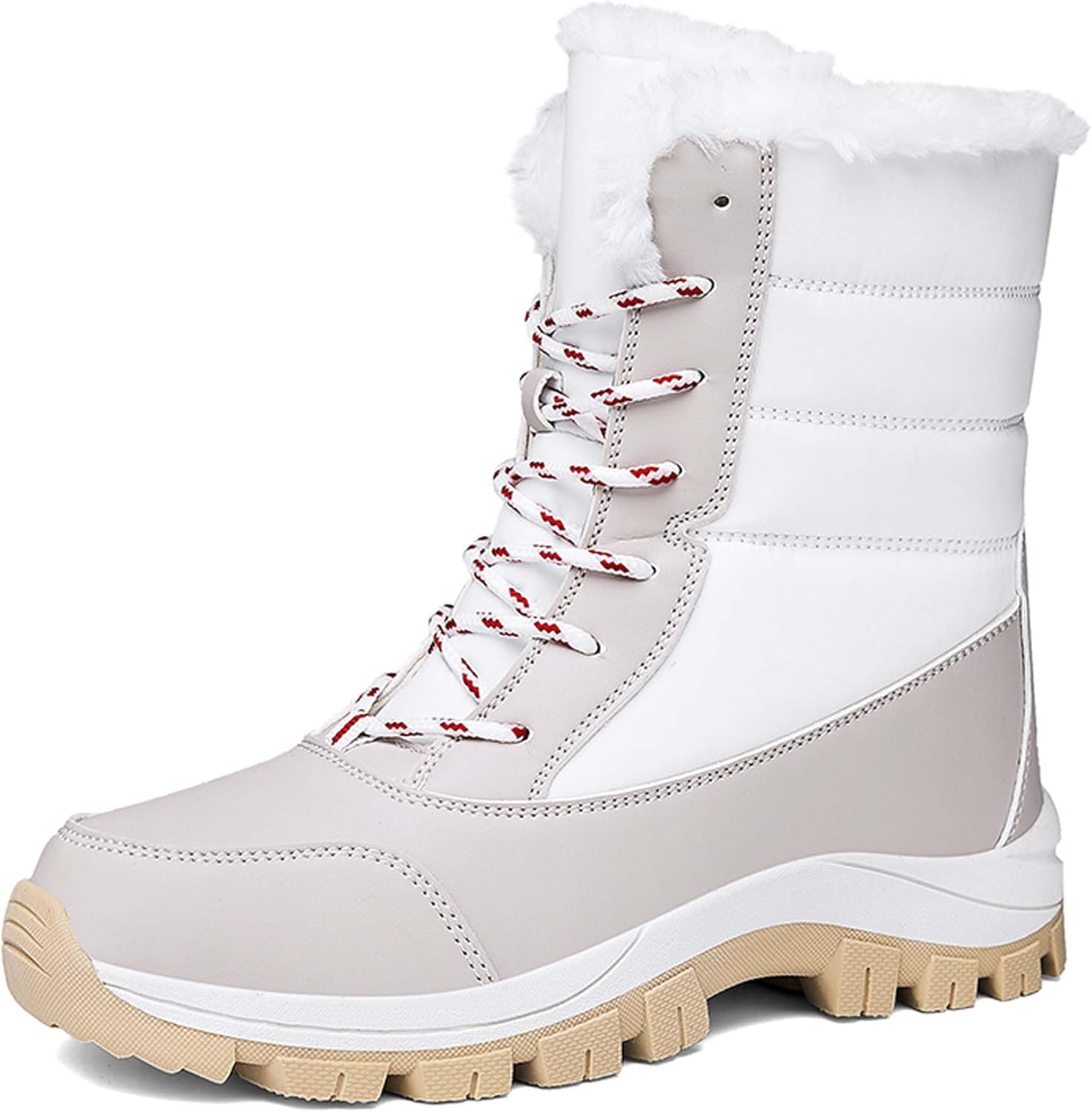 Мужские и женские зимние снегоступы, водонепроницаемые, с теплой флисовой подкладкой, зимние походные ботинки до щиколотки, противоскользящие, подходят для холодной погоды, прогулок, работы и спорта Generic, белый
Мужские и женские зимние снегоступы, водонепроницаемые, с теплой флисовой подкладкой, зимние походные ботинки до щиколотки, противоскользящие, подходят для холодной погоды, прогулок, работы и спорта Generic, белый