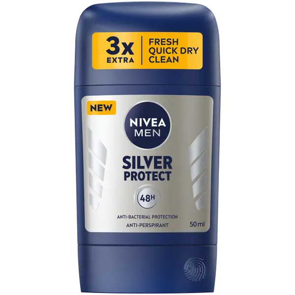 Антиперспирант-карандаш, 50 мл Nivea Men silver protect
Антиперспирант-карандаш, 50 мл Nivea Men silver protect