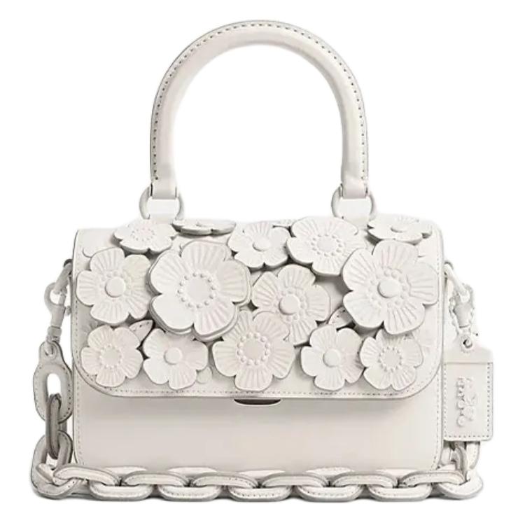 COACH Кожаная наплечная сумка Rogue Cow через плечо маленькая женская белая
COACH Кожаная наплечная сумка Rogue Cow через плечо маленькая женская белая