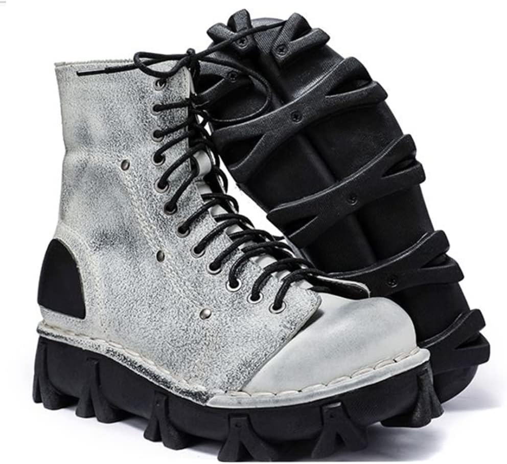 Мужские ботинки с круглым носком, низким каблуком и шнуровкой, армейские короткие ботильоны, модные панк-винтажные кожаные туфли Hfuhlk, серый
Мужские ботинки с круглым носком, низким каблуком и шнуровкой, армейские короткие ботильоны, модные панк-винтажные кожаные туфли Hfuhlk, серый