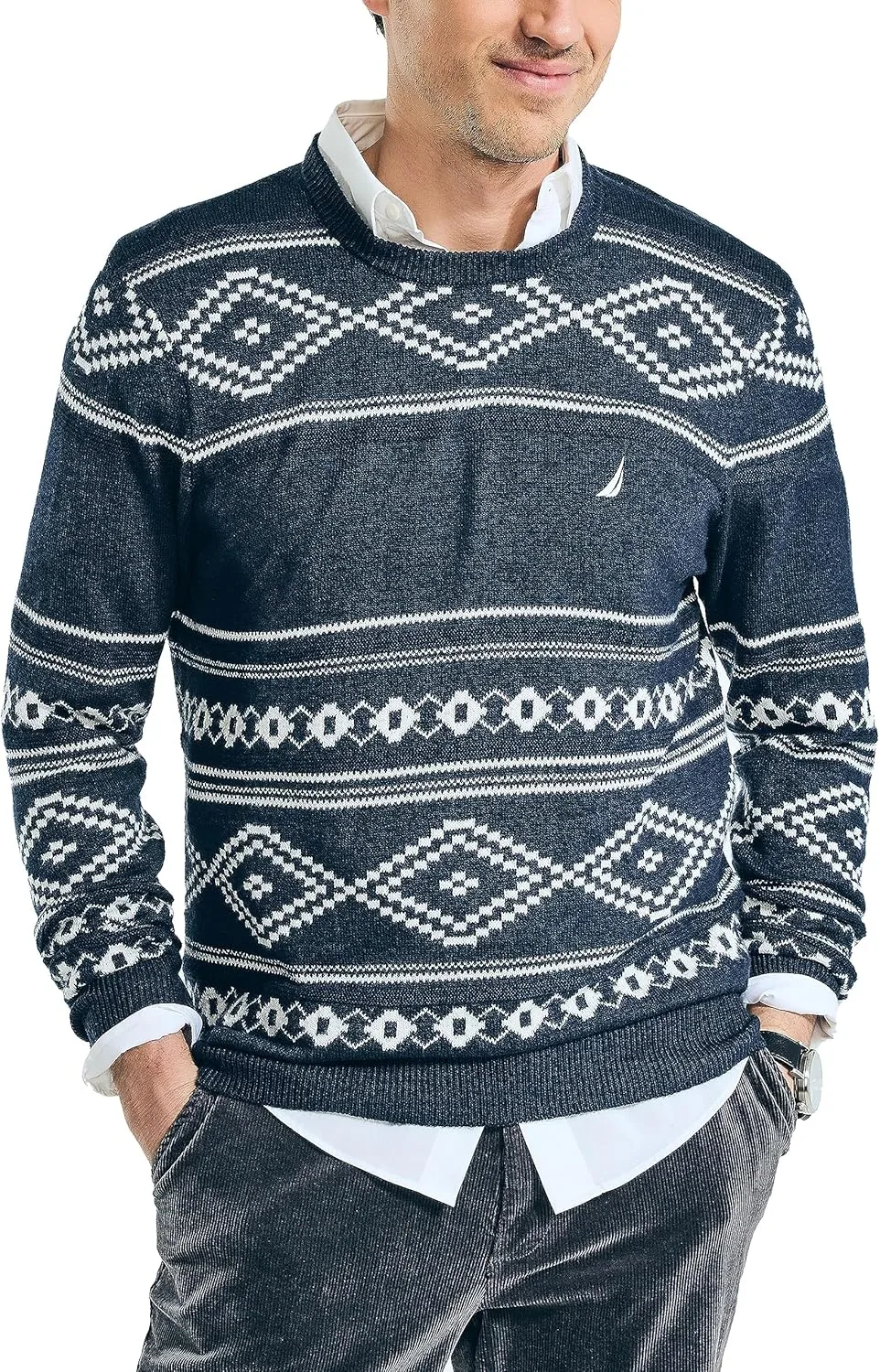Мужской свитер Nautica Sustainably Crafted Fair Isle
Мужской свитер Nautica Sustainably Crafted Fair Isle