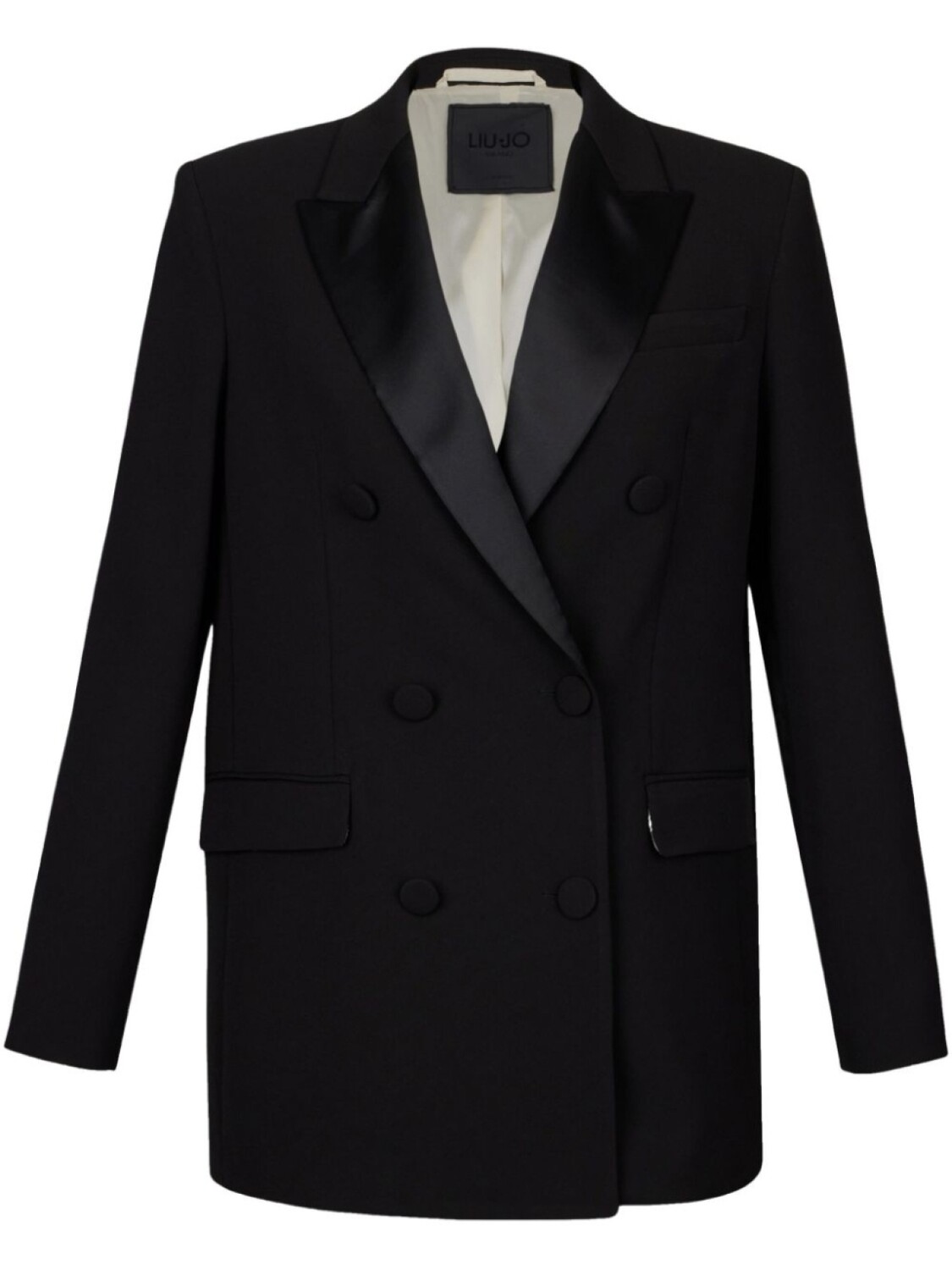 Черный двубортный пиджак LIU JO
Черный двубортный пиджак LIU JO