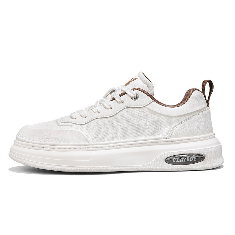 Кеды мужские, обувь для скейтбординга низкая Playboy, белый 
Кеды мужские, обувь для скейтбординга низкая Playboy, белый