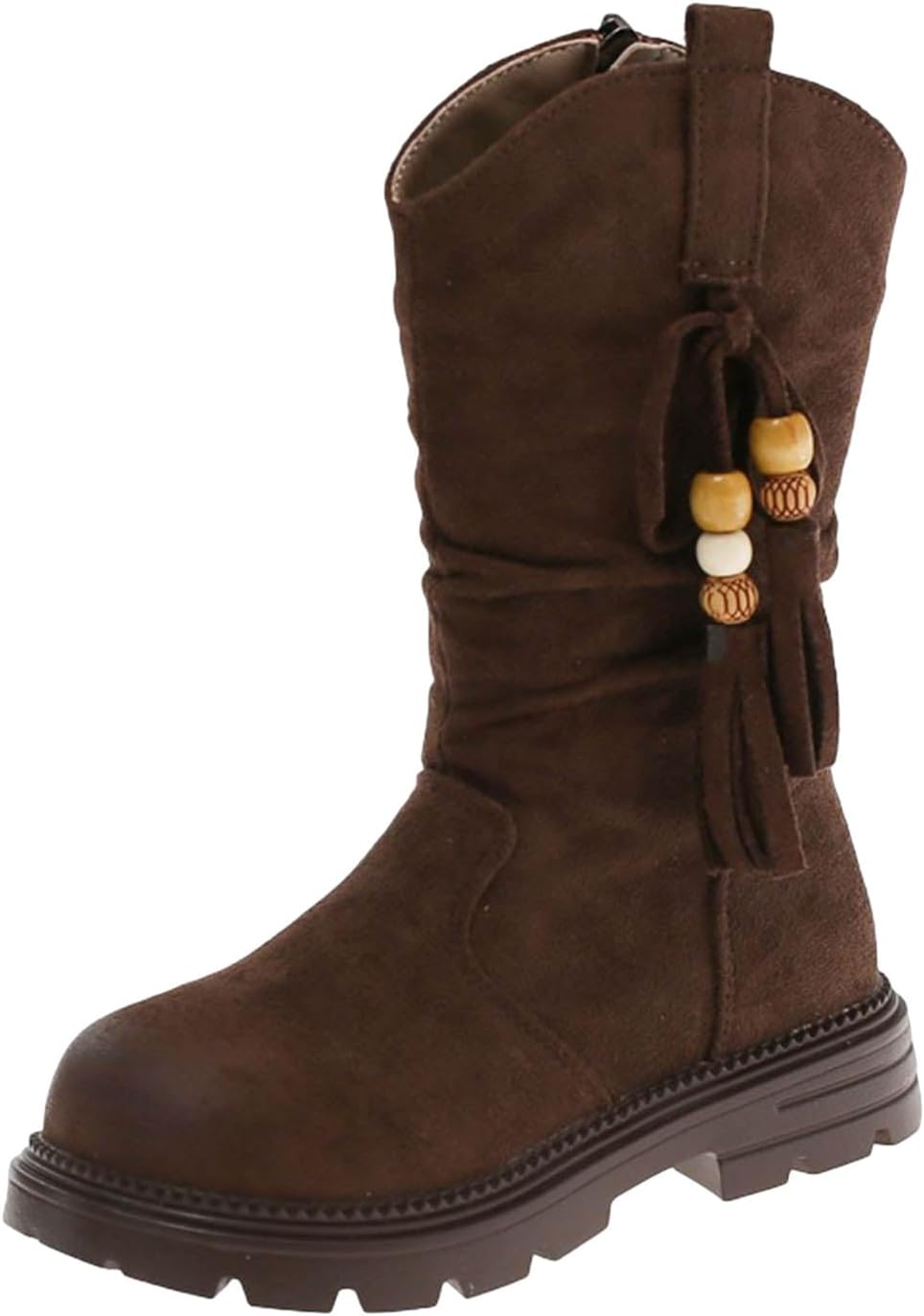 Детские ковбойские сапоги IWIHMIV для девочек, высокие западные сапоги, противоскользящие, с утеплителем, длинные сапожки для верховой езды, Brown
Детские ковбойские сапоги IWIHMIV для девочек, высокие западные сапоги, противоскользящие, с утеплителем, длинные сапожки для верховой езды, Brown