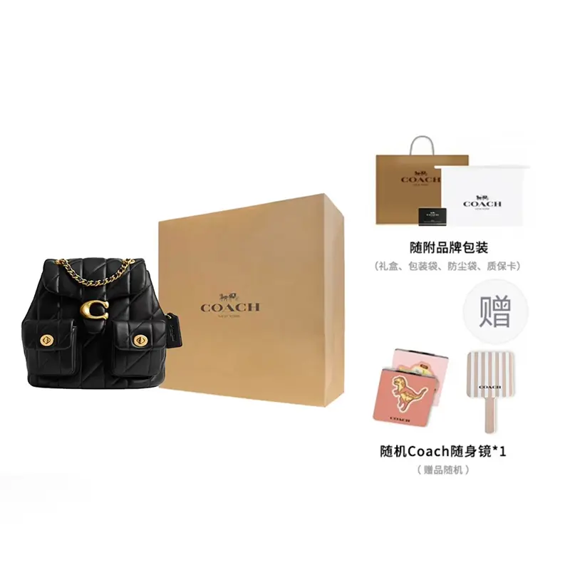 COACH Табби Квилтинг Шипскин Рюкзак Small Женский Черный
COACH Табби Квилтинг Шипскин Рюкзак Small Женский Черный