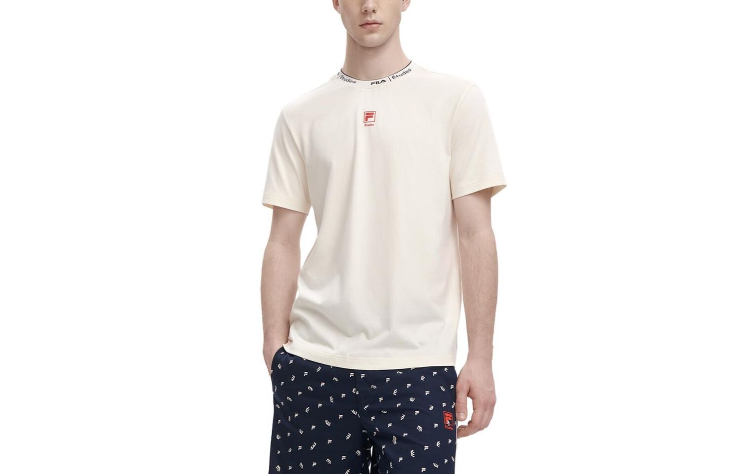 Футболка мужская белая Fila, белый 
Футболка мужская белая Fila, белый