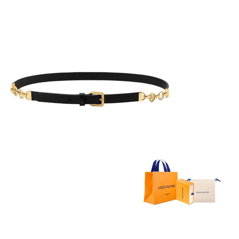 LOUIS VUITTON Женский ремень из телячьей кожи черный ширина 1,6 см
LOUIS VUITTON Женский ремень из телячьей кожи черный ширина 1,6 см