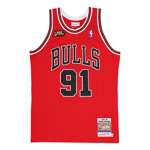 Баскетбольное джерси Mitchell & Ness NBA Authentic Dennis Rodman Chicago Bulls Road 1997-98 Jersey
Баскетбольное джерси Mitchell & Ness NBA Authentic Dennis Rodman Chicago Bulls Road 1997-98 Jersey